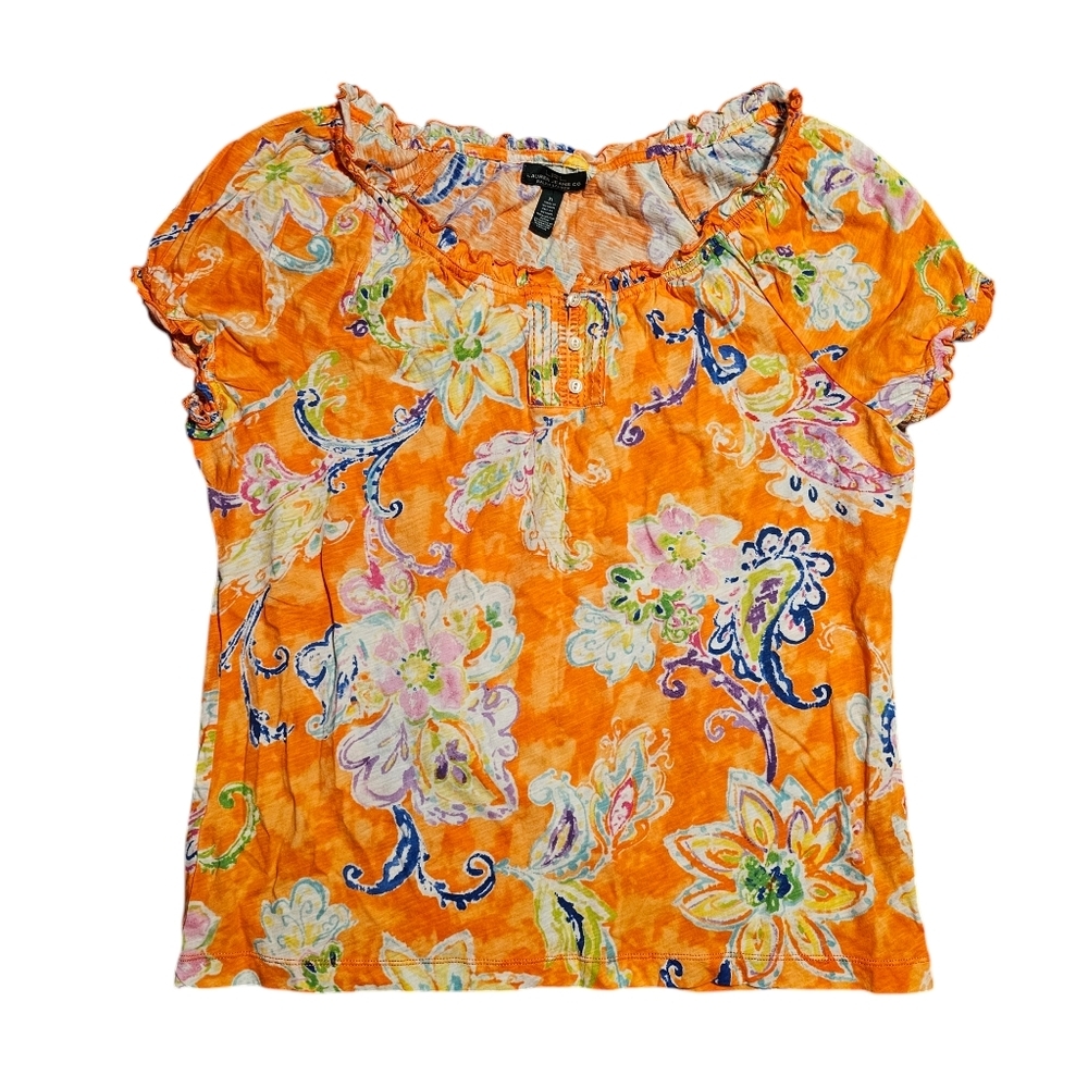RALPH LAUREN Floral Blouse